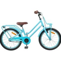 Buitensport*vidaXL Kinderfiets 18 Inch voor 5-7 jaar lichtblauw