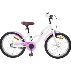 Buitensport*vidaXL Kinderfiets 18 Inch voor 5-7 jaar Wit