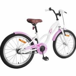 Buitensport*vidaXL Kinderfiets 18 Inch voor 5-7 jaar Wit