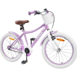 Buitensport*vidaXL Kinderfiets 18 Inch voor 5-7 jaar Paars