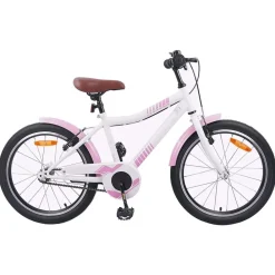 Buitensport*vidaXL Kinderfiets 18 Inch voor 5-7 jaar lichtroze