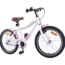 Buitensport*vidaXL Kinderfiets 18 Inch voor 5-7 jaar lichtroze