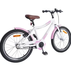 Buitensport*vidaXL Kinderfiets 18 Inch voor 5-7 jaar lichtroze