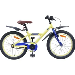 Buitensport*vidaXL Kinderfiets 18 Inch voor 5-7 jaar Geel