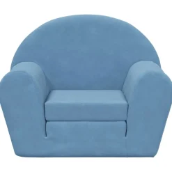 Meubelen Voor Baby'S & Peuters*vidaXL Kinderslaapbank zacht pluche Blauw
