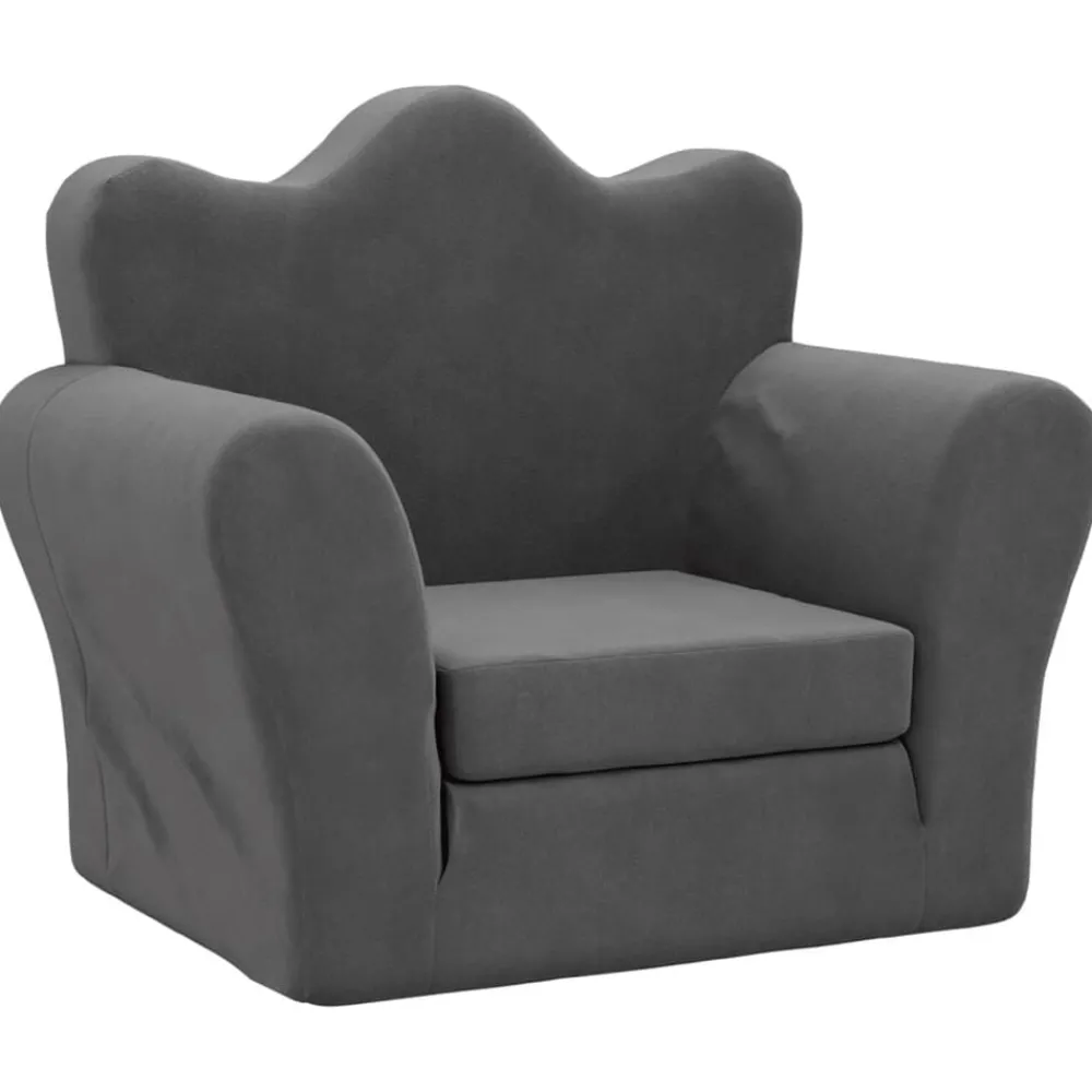Kinderslaapbank zacht pluche kleurig>vidaXL New
