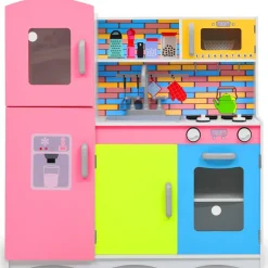 Kinderspeelkeuken 80x30x85 cm MDF meerkleurig><noscript><img width=