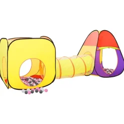 Kinderspeeltent met 250 ballen 255x80x100 cm meerkleurig>vidaXL Online