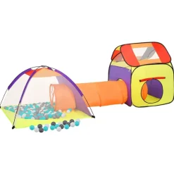Buitenspeelgoed*vidaXL Kinderspeeltent met 250 ballen 338x123x111 cm meerkleurig Meerkleurig 1