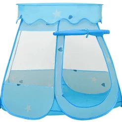 Buitenspeelgoed*vidaXL Kinderspeeltent met 250 ballen 102x102x82 cm blauw Meerkleurig 2