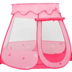 Buitenspeelgoed*vidaXL Kinderspeeltent met 250 ballen 102x102x82 cm roze Meerkleurig 1