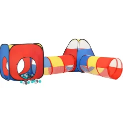 Buitenspeelgoed*vidaXL Kinderspeeltent met 250 ballen 190x264x90 cm meerkleurig Meerkleurig 1