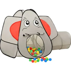 Kinderspeeltent Olifant 174x86x101 cm grijs><noscript><img width=