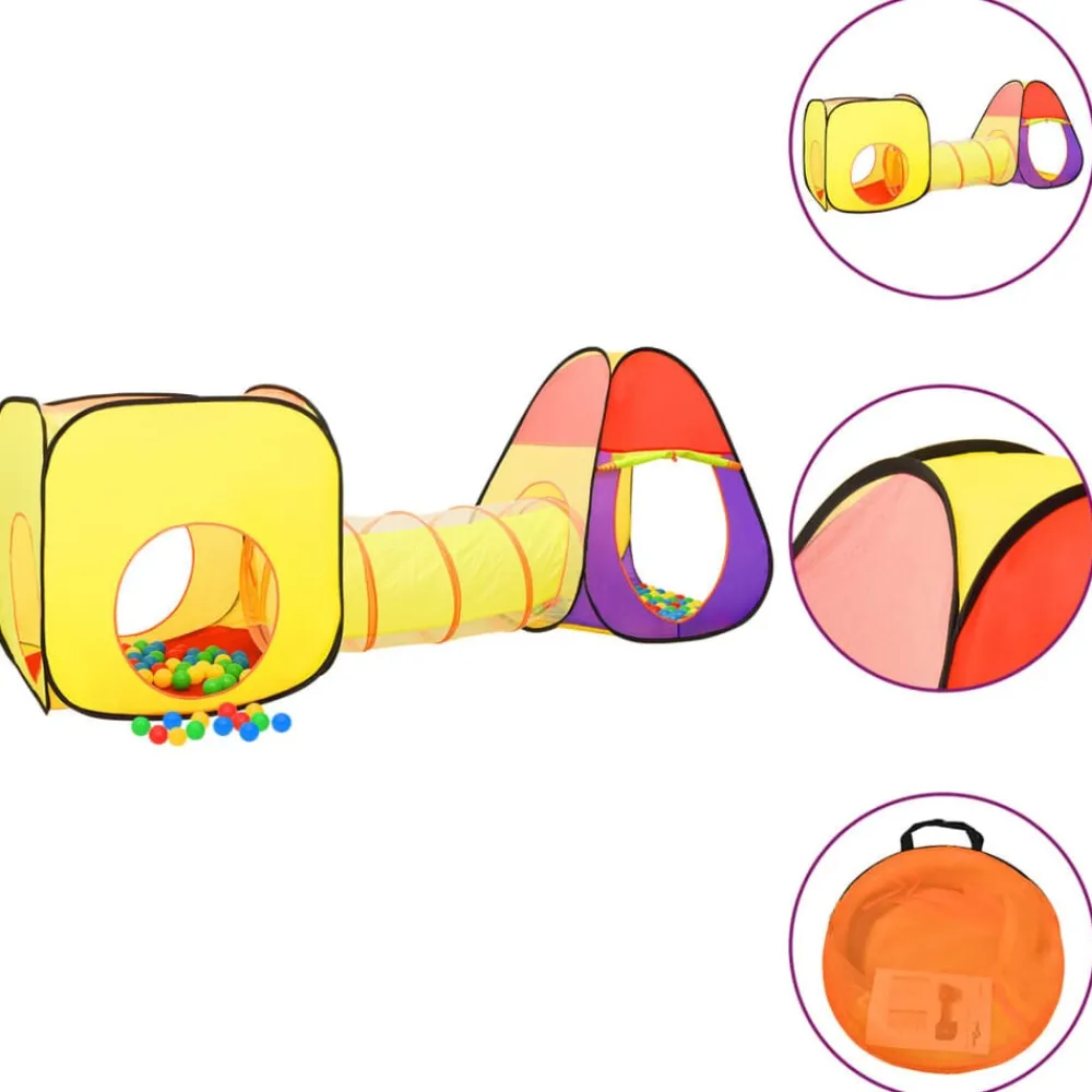 Buitenspeelgoed*vidaXL Kinderspeeltent 255x80x100 cm meerkleurig