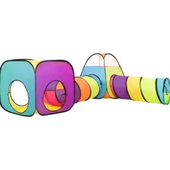 Buitenspeelgoed*vidaXL Kinderspeeltent 190x264x90 cm meerkleurig Geel