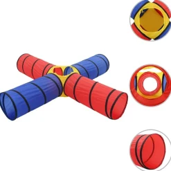 Kinderspeeltunnel met 250 ballen meerkleurig><noscript><img width=
