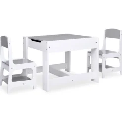 Kindertafel met 2 stoelen MDF><noscript><img width=