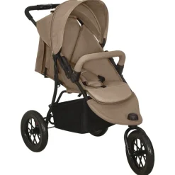 Onderweg*vidaXL Kinderwagen staal Taupe