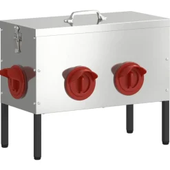 Kip voerbak Zilver 41,5 x 20,5 x 33 cm Gegalvaniseerd staal>vidaXL Outlet