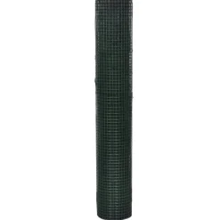 Kippengaas 10x1 m gegalvaniseerd staal met PVC-coating>vidaXL Sale