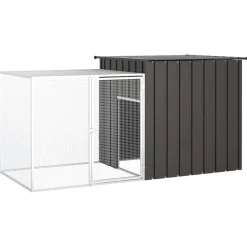 Kippenhok 200x91x100 cm gegalvaniseerd staal kleurig>vidaXL Discount