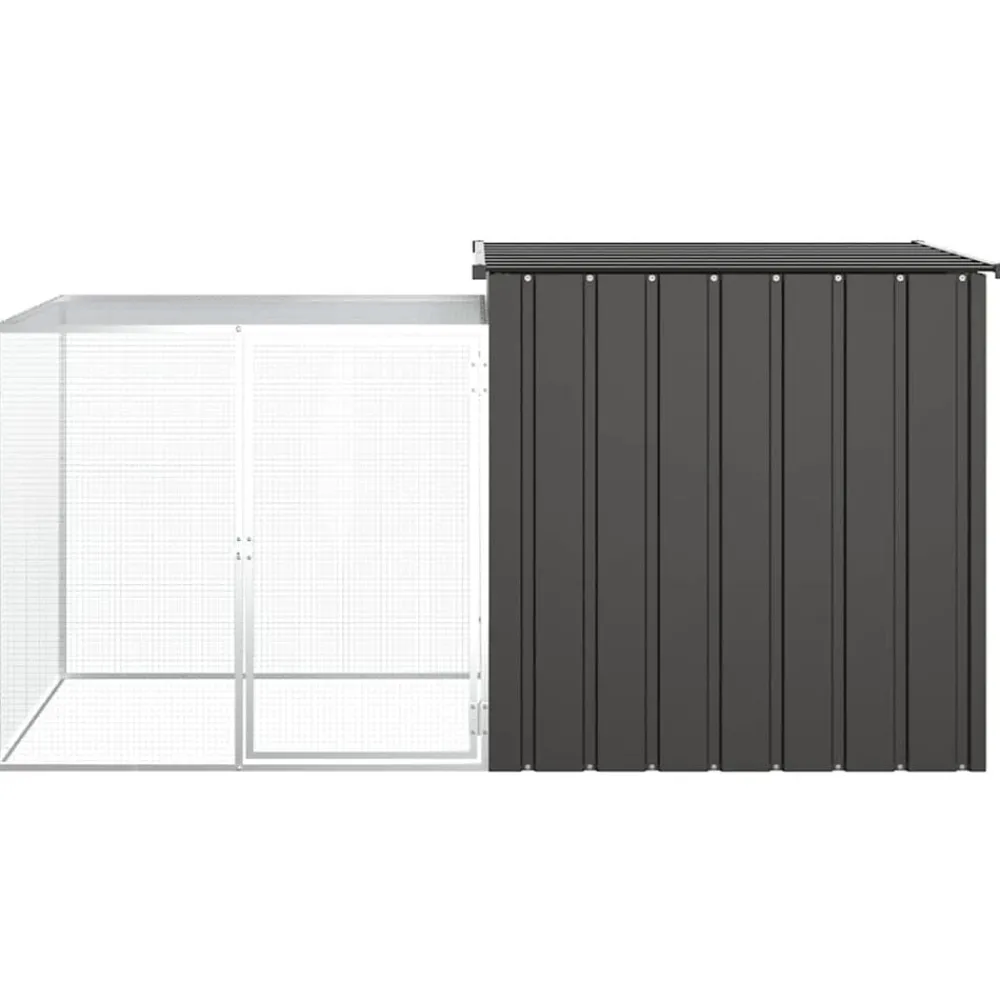 Kippenhok 200x91x100 cm gegalvaniseerd staal kleurig>vidaXL Discount