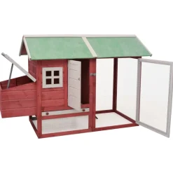 Kippenhok 170x81x110 cm massief grenen- en vurenhout>vidaXL Outlet