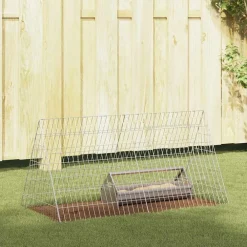 Huisdierbenodigdheden*vidaXL Kippenhok Zilver 110 x 55 x 55 cm Gegalvaniseerd staal