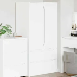 Kledingkast met lade 79,5 x 49 x 156 cm Geconstrueerd hout>vidaXL Clearance