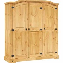 Kledingkast Mexicaans grenenhout Corona-stijl 3 deuren>vidaXL New