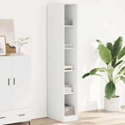 Kasten & Opbergmeubelen*vidaXL Kledingkast 30x50x200 cm bewerkt hout Wit