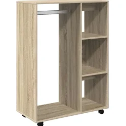 Kledingkast 80x40x110 cm bewerkt hout kleurig>vidaXL Discount