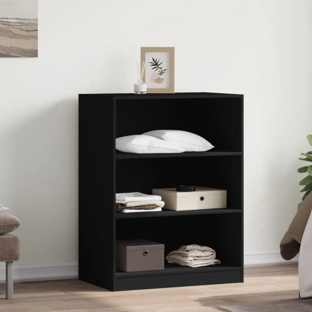 Huishoudelijke Benodigdheden*vidaXL Kledingkast 77x48x102 cm bewerkt hout Zwart