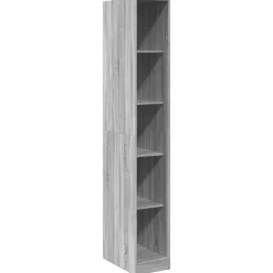 Kledingkast 30x50x200 cm bewerkt hout eikenkleur>vidaXL Online