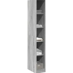 Kledingkast 30x50x200 cm bewerkt hout eikenkleur><noscript><img width=