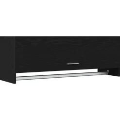 Kasten & Opbergmeubelen*vidaXL Kledingkast 100 x 32,5 x 35 cm Bewerkt hout Zwart eiken