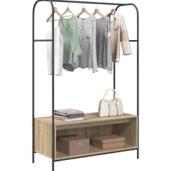 Kledingrek Bruin Eiken 100 x 44 x 160 cm Bewerkt hout><noscript><img width=