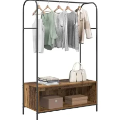 Kledingrek Bruin Eiken 100 x 44 x 160 cm Bewerkt hout><noscript><img width=