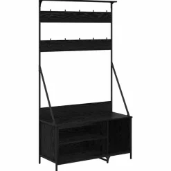Kledingrek met plank 100 x 41 x 184 cm Bewerkt hout>vidaXL Hot