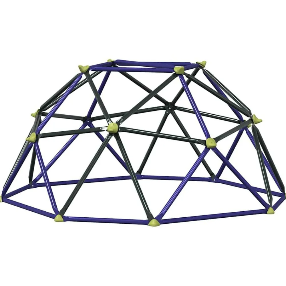 Buitenspeelgoed*vidaXL Klim Koepel Blauw Staal