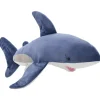 Knuffel witte haai pluche blauw en wit>vidaXL Best