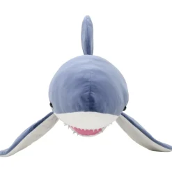 Knuffel witte haai pluche blauw en wit><noscript><img width=