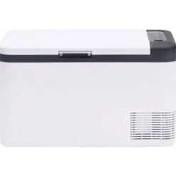 Keuken & Eetkamer*vidaXL Koelbox met handvat 18 L PP & PE zwart en wit