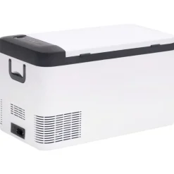 Koelbox met handvat en adapter 18 L PP & PE zwart en wit><noscript><img width=