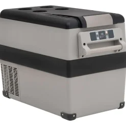 Keuken & Eetkamer*vidaXL Koelbox met handvat 55 L PP & PE zwart en grijs
