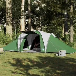 Buitensport*vidaXL Koepeltent 6-persoons waterdicht Groen