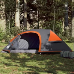 Buitensport*vidaXL Koepeltent 1-persoons waterdicht Oranje