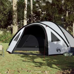 Koepeltent 4-persoons waterdicht verduisterend stof wit><noscript><img width=