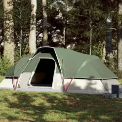 Buitensport*vidaXL Koepeltent 9-persoons waterdicht Groen