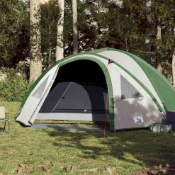 Buitensport*vidaXL Koepeltent 4-persoons waterdicht Groen